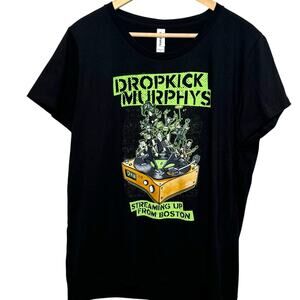 Dropkick Murphys Womens 2XL Made in USA 2020 Streaming Up Boston T-Shirt